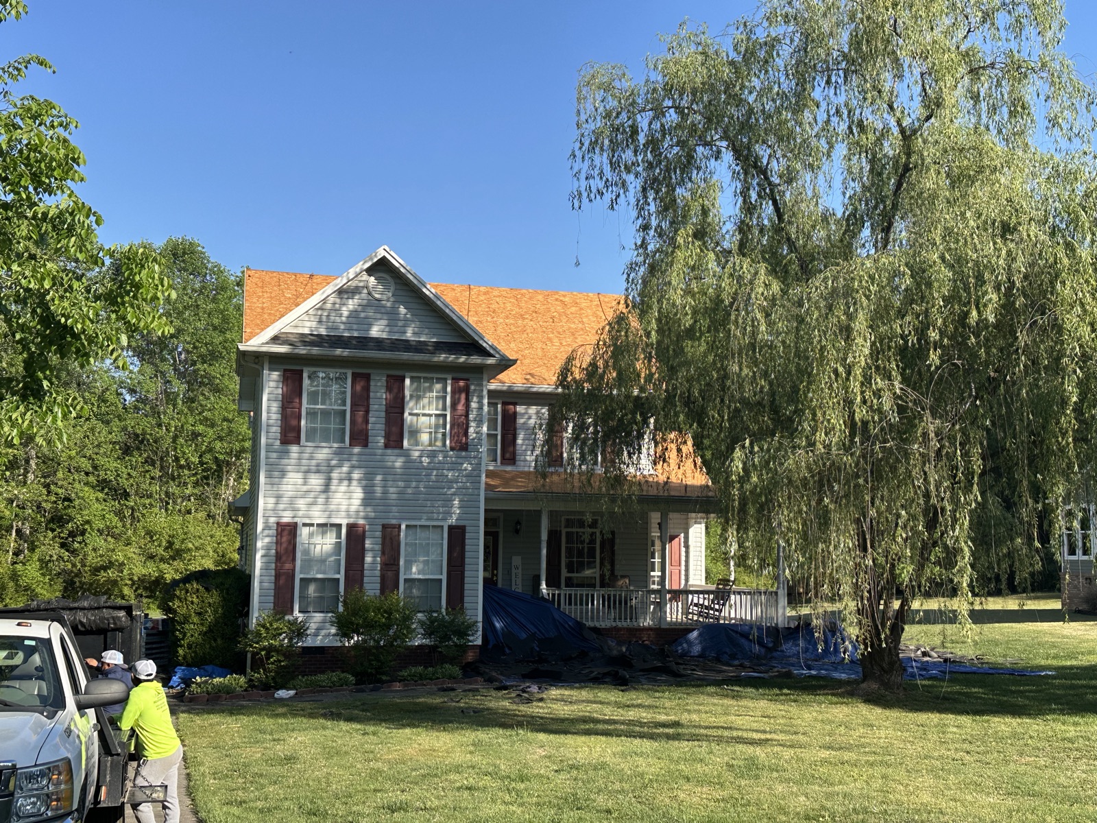 New roof on a custom-built home in Hamilton County, TN